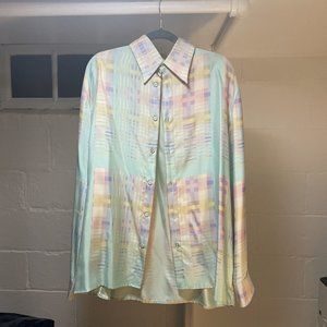 Gianni Versace RARE Silk Shirt Donatella 54